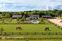 Haarweg 14 sfeer impressie ontwerp tuin met paarden