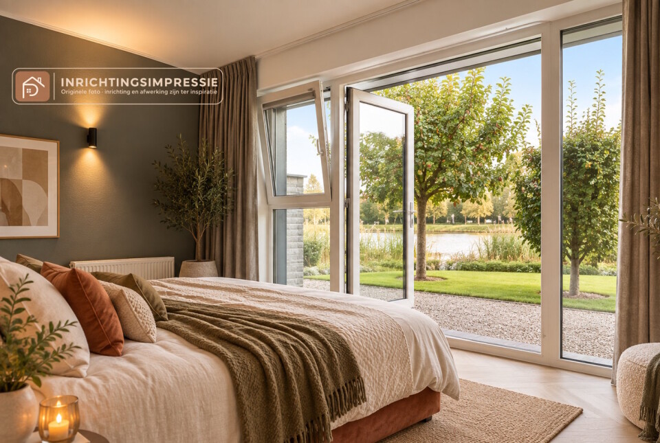 Wonen aan het water  slaapkamer beneden sfeerimpressie 2 Freya 11